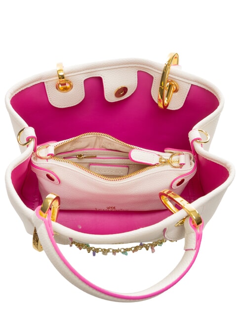 BETH Mittelgroße Tasche mit abnehmbarem Beutel Weiß - Damentaschen