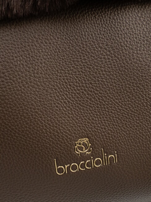 BETH FUR Handtasche mit Clutch braun - Damentaschen