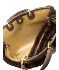 BRACCIALINI BETH FUR Handtasche mit Clutch braun - Damentaschen - 5