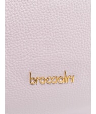 BRACCIALINI NORA Handtasche aus gehämmertem Leder lila - Damentaschen - 3