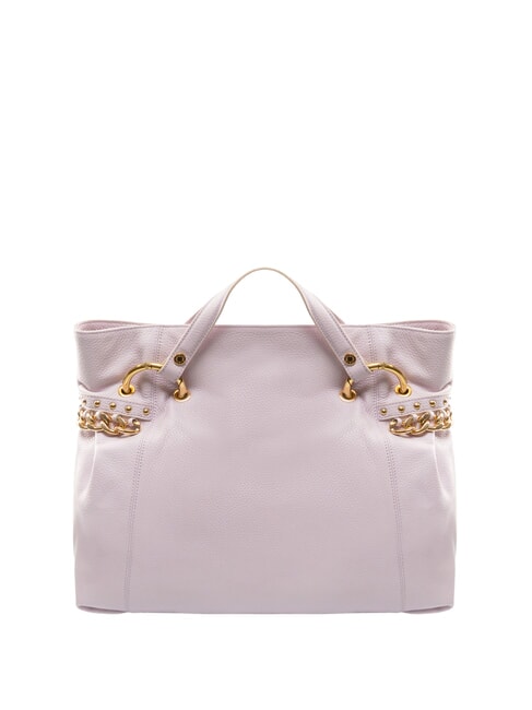 NORA Handtasche aus gehämmertem Leder lila - Damentaschen