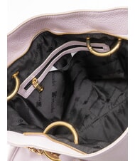 BRACCIALINI NORA Handtasche aus gehämmertem Leder lila - Damentaschen - 5