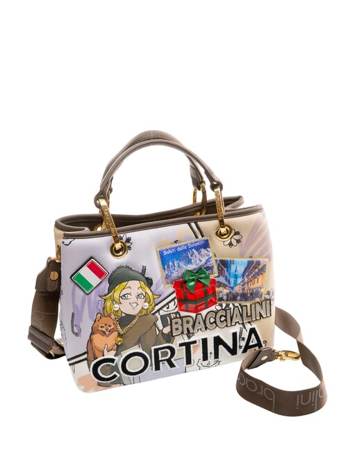 CARTOLINE CORTINA Handtasche mit Schulterriemen multi - Damentaschen