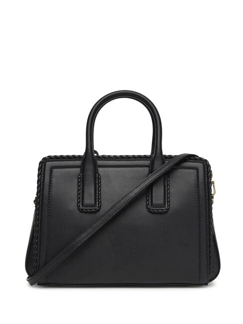 LAILA Lederhandtasche mit Schulterriemen Schwarz - Damentaschen