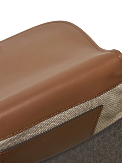 LYDIA Schultertasche mit Klappe Brn/Eichel - Damentaschen