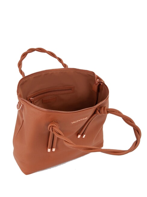 SCARLETT RE Schultertasche mit geflochtenen Henkeln Leder - Damentaschen