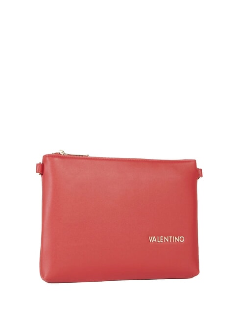 JASMIN Flache Clutch mit Schulterriemen Rot - Damentaschen