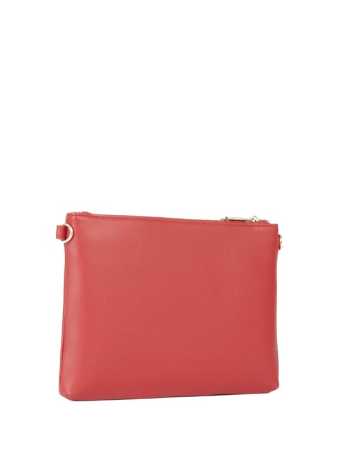 JASMIN Flache Clutch mit Schulterriemen Rot - Damentaschen