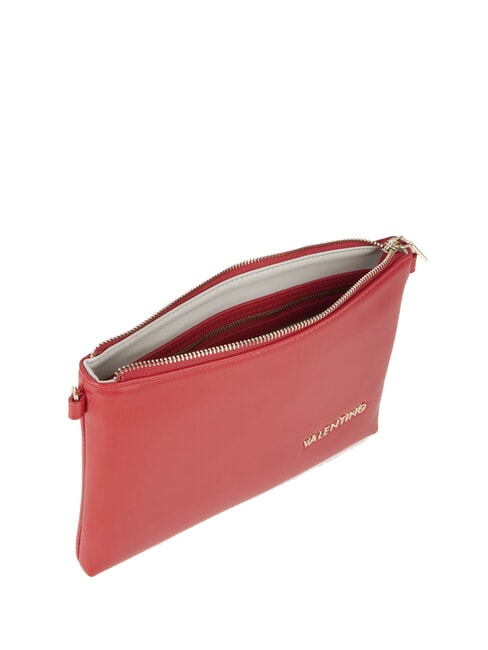JASMIN Flache Clutch mit Schulterriemen Rot - Damentaschen