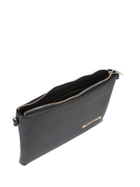 JASMIN Flache Clutch mit Schulterriemen Schwarz - Damentaschen