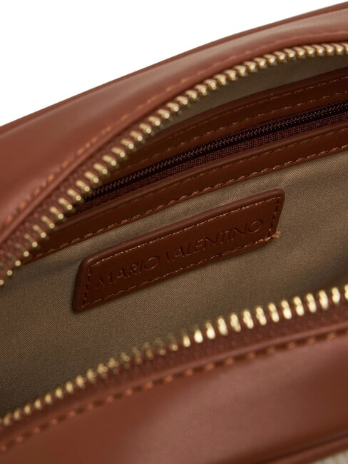 COVENT Kameratasche aus Canvas Natur/Leder - Damentaschen