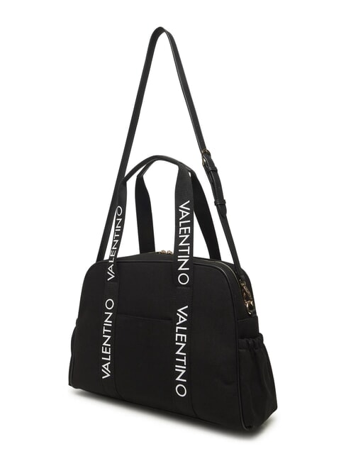 CANDLE Canvas-Umhängetasche mit Schultergurt Schwarz - Damentaschen