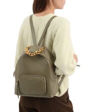 COCCINELLE FENIX Mittelgroßer Lederrucksack Lorbeergrün - Damentaschen - 4