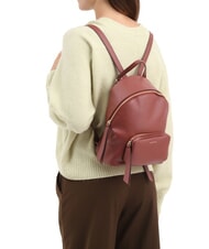 COCCINELLE JEN Runder Lederrucksack mit Tasche Brandy - Damentaschen - 4