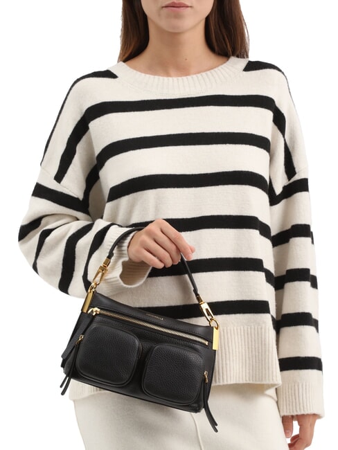 HYLE Kleine Ledertasche mit doppeltem Verwendungszweck Lorbeergrün - Damentaschen