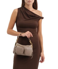 COCCINELLE HYLE Kleine Ledertasche mit doppeltem Verwendungszweck Rosetten - Damentaschen - 4