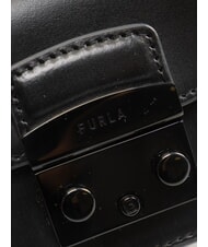 FURLA METROPOLIS Mikro-Schultertasche Schwarz - Damentaschen - 3