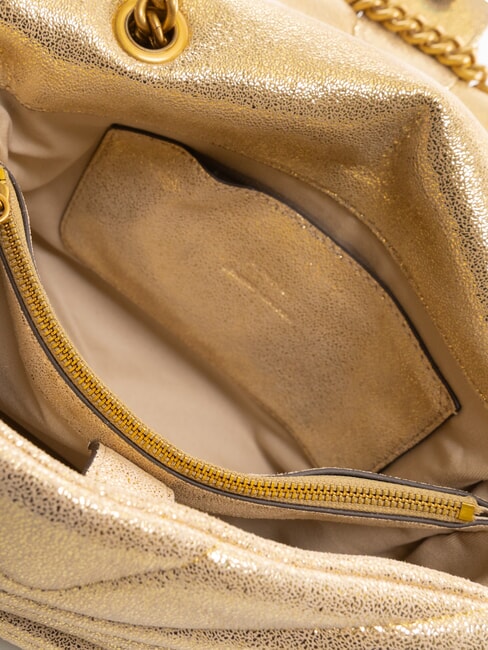 LOVE PUFF CLASSIC Gro&szlig;e wandelbare Tasche gold/sand-antikgold - Damentaschen