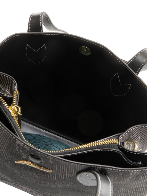 PLANETARIUM Schultertasche monochrom hellgrau/schwarz - Damentaschen