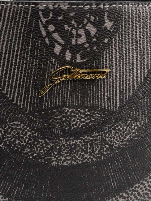 PLANETARIUM Schultertasche monochrom hellgrau/schwarz - Damentaschen