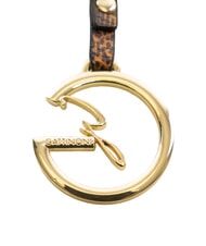 GATTINONI PLANETARIUM Logo-Schlüsselanhänger einfarbige Bräune - Schlüsselanhänger und Schlüsseletuis - 3