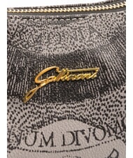 GATTINONI PLANETARIUM Halbmondförmige Hobo-Tasche mit Schultergurt monochrom hellgrau/schwarz - Damentaschen - 3