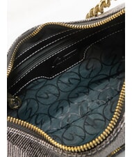 GATTINONI PLANETARIUM Halbmondförmige Hobo-Tasche mit Schultergurt monochrom hellgrau/schwarz - Damentaschen - 5