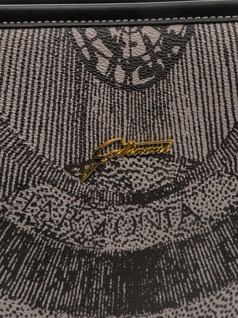 PLANETARIUM Umhängetasche mit Kettengriff monochrom hellgrau/schwarz - Damentaschen