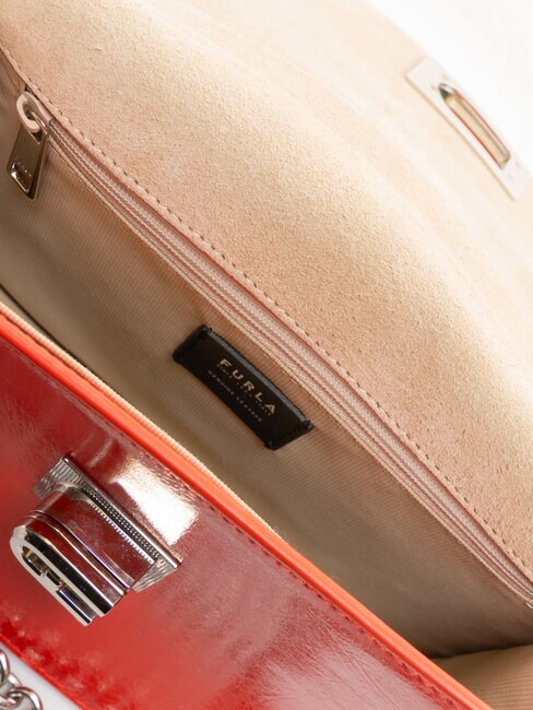 1927 Schultertasche aus Leder Feuer - Damentaschen