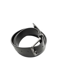 CALVIN KLEIN CASUAL PIN BUCKLE Ledergürtel Schwarz / mattes Anthrazit - Gürtel - 3