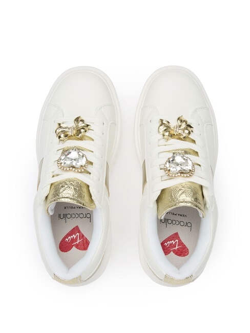 TUA Jewel Sneakers Wei&szlig;/Gold - Damenschuhe