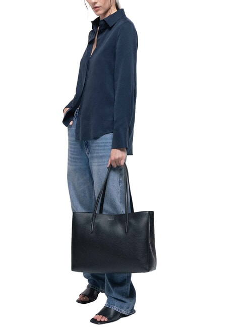 SWAP Leder-Umhängetasche Schwarz - Damentaschen