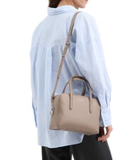 COCCINELLE SWAP Umhängetasche aus Leder mit Schultergurt warmes Taupe - Damentaschen - 4