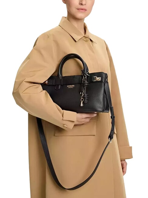 GREGORIA Mittelgroße Handtasche mit Schultergurt SCHWARZ - Damentaschen