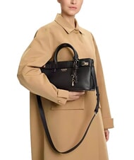 GUESS GREGORIA Mittelgroße Handtasche mit Schultergurt SCHWARZ - Damentaschen - 5