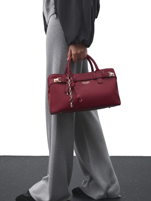 GREGORIA Mittelgroße Handtasche mit Schultergurt ROT - Damentaschen