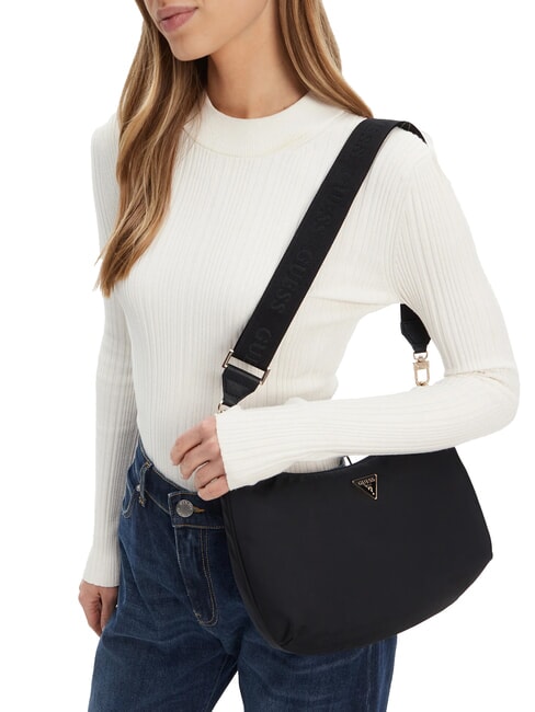 ECO GEMMA Umhängetasche aus Nylon SCHWARZ - Damentaschen