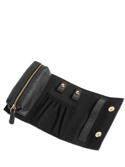 JEWELRY BOX Schmuckbeutel aus Leder Schwarz - Etuitaschen &amp; Necessaire