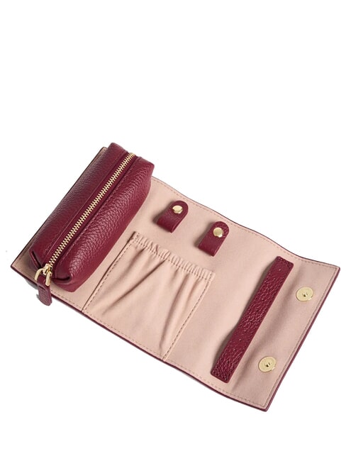 JEWELRY BOX Schmuckbeutel aus Leder Johannisbeere - Etuitaschen &amp; Necessaire