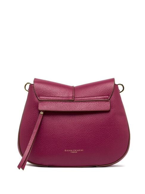 HELENA ROUND Ledertasche mit doppeltem Schultergurt Wüstenblume - Damentaschen