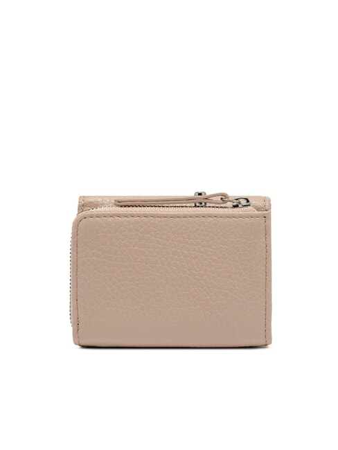 WALLETS GRAIN Kleine Geldbörse aus genarbtem Leder rosa Salz - Brieftaschen Damen