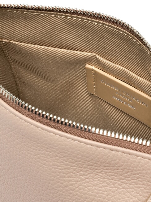 NORA POUCH Ledertasche mit Schultergurt rosa Salz - Damentaschen