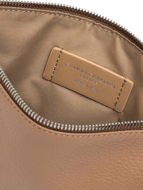 HERMY Leder-Umschlagtasche mit Schultergurt Ton - Damentaschen