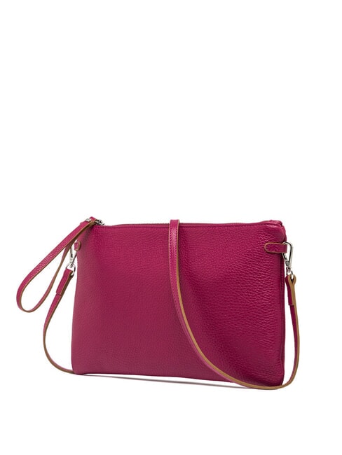 HERMY Leder-Umschlagtasche mit Schultergurt Wüstenblume - Damentaschen