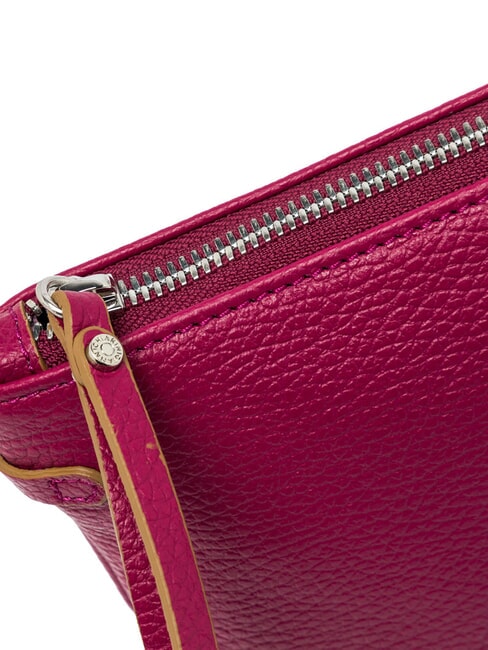 HERMY Leder-Umschlagtasche mit Schultergurt Wüstenblume - Damentaschen