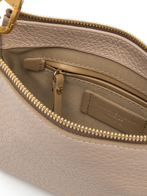 BROOKE Umhängetasche aus Leder rosa Salz - Damentaschen