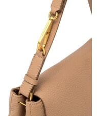 GIANNI CHIARINI CECILE Schultertasche aus gehämmertem Leder Ton - Damentaschen - 4
