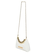 LOVE MOSCHINO CHAIN Mini-Handtasche mit Schultergurt Weiß - Damentaschen - 3