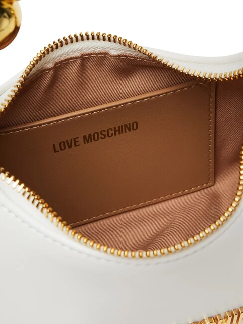 CHAIN Mini-Handtasche mit Schultergurt Weiß - Damentaschen