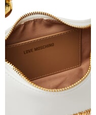 LOVE MOSCHINO CHAIN Mini-Handtasche mit Schultergurt Weiß - Damentaschen - 6